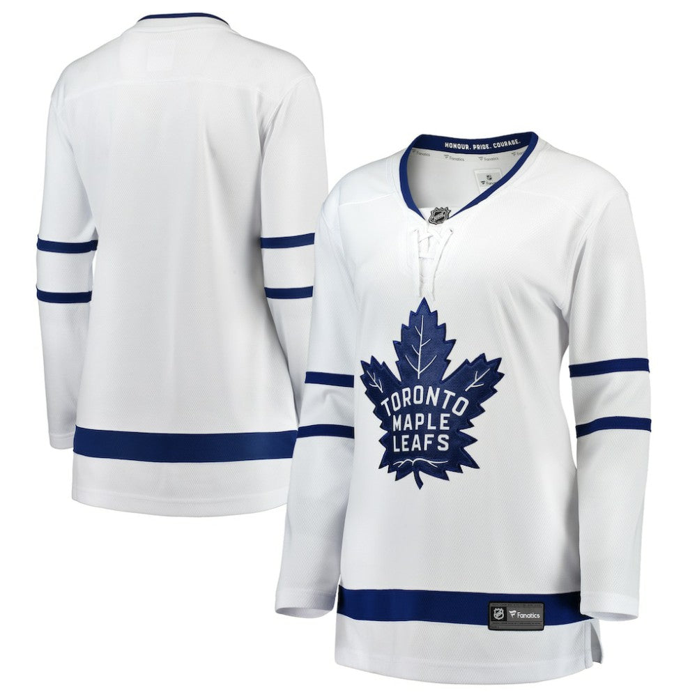 Toronto Maple Leafs Fanatics Women's Away Breakaway Jersey - White - NHL