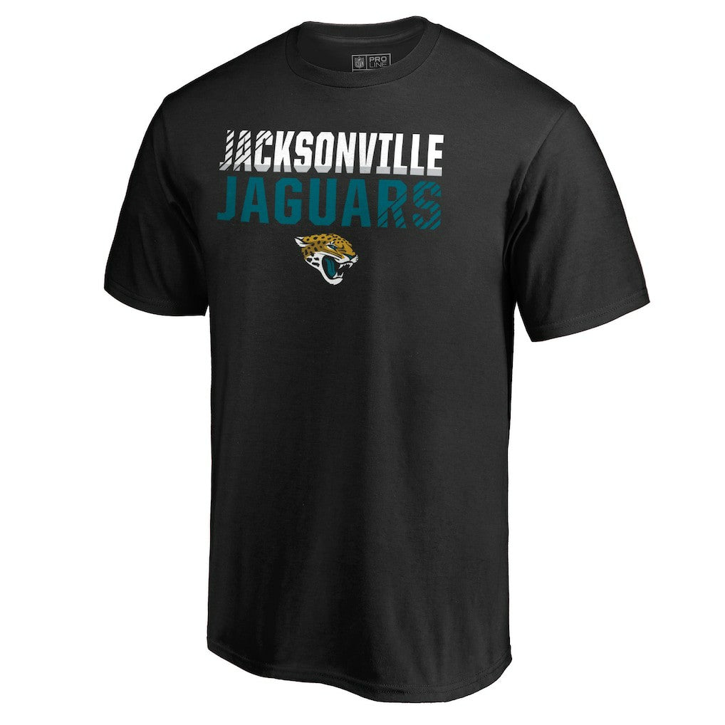 Jacksonville Jaguars Iconic Collection Fade Out T-Shirt Black | NFL
