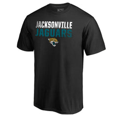 Jacksonville Jaguars Iconic Collection Fade Out T-Shirt Black | NFL