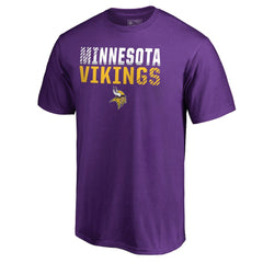 Minnesota Vikings Iconic Collection Fade Out T-Shirt Purple | NFL