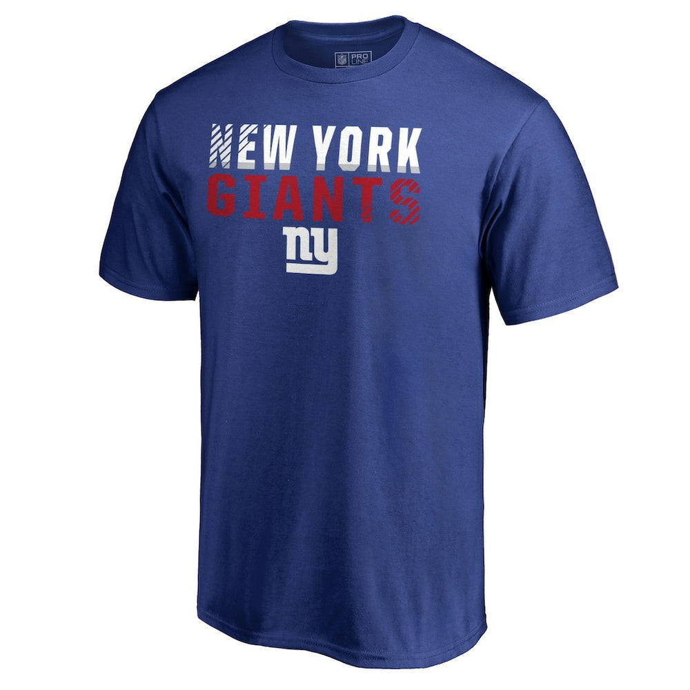 New York Giants Iconic Collection Fade Out T-Shirt Royal | NFL