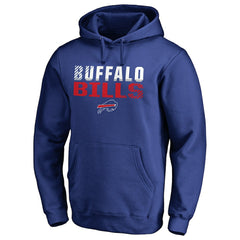 Buffalo Bills Iconic Collection Fade Out Pullover Hoodie Royal | NFL