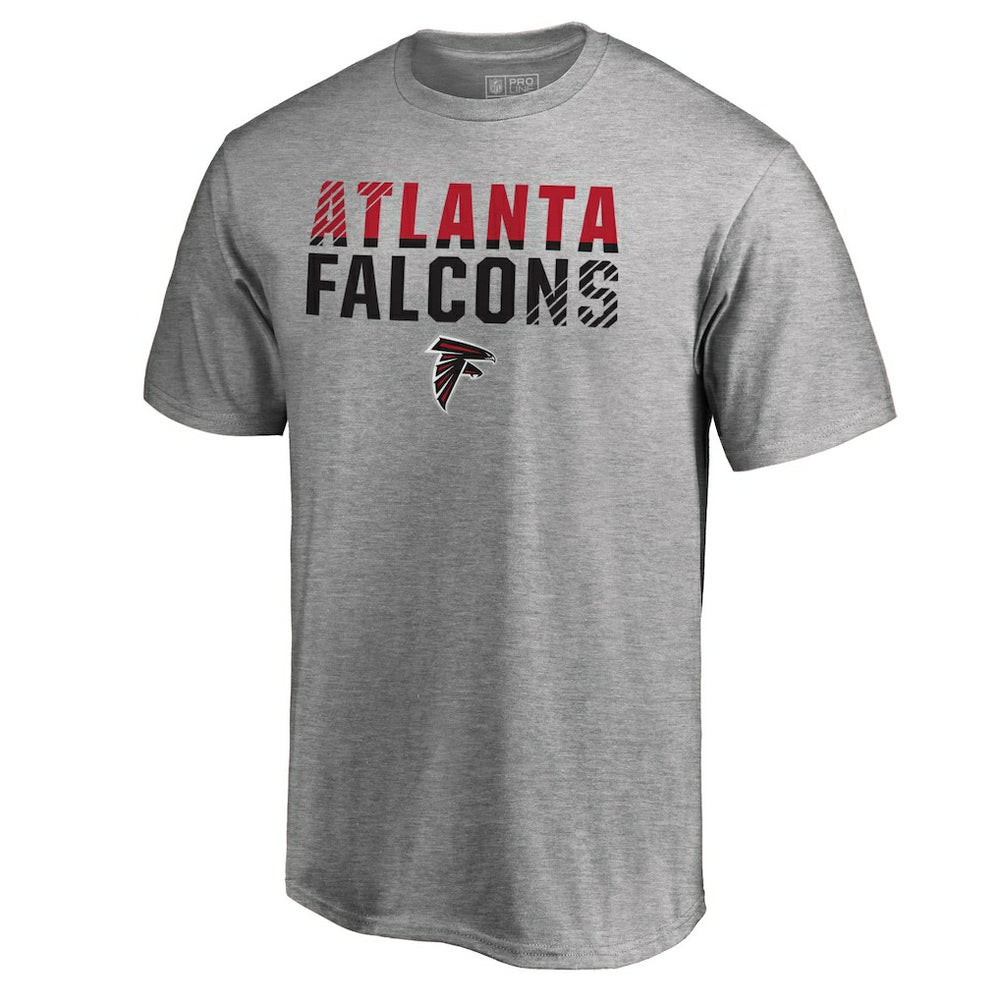Atlanta Falcons Iconic Collection Fade Out T-Shirt Ash | NFL