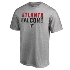 Atlanta Falcons Iconic Collection Fade Out T-Shirt Ash | NFL