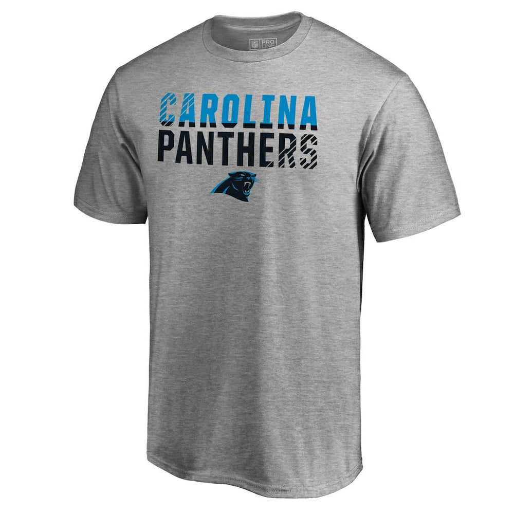Carolina Panthers Iconic Collection Fade Out T-Shirt Ash | NFL