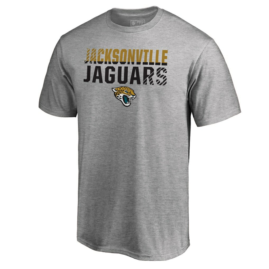 Jacksonville Jaguars Iconic Collection Fade Out T-Shirt Ash | NFL