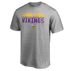 Minnesota Vikings Iconic Collection Fade Out T-Shirt Ash | NFL