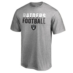 Las Vegas Raiders Iconic Collection Fade Out T-Shirt Ash | NFL