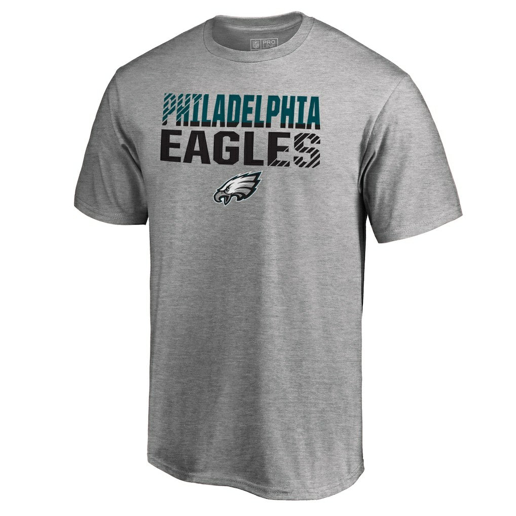 Philadelphia Eagles Iconic Collection Fade Out T-Shirt Ash | NFL