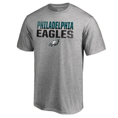 Philadelphia Eagles Iconic Collection Fade Out T-Shirt Ash | NFL
