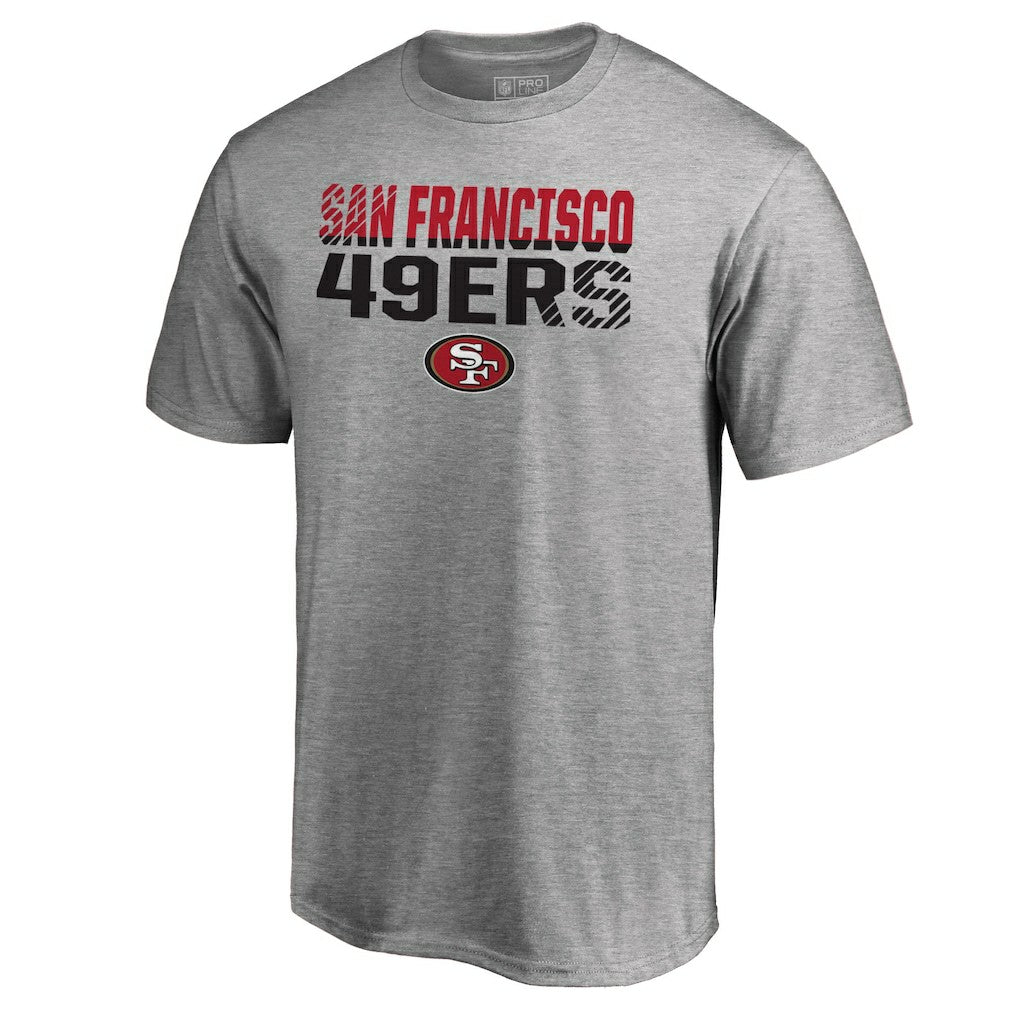 San Francisco 49ers Iconic Collection Fade Out T-Shirt Ash | NFL
