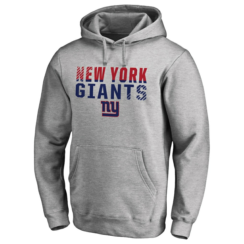 New York Giants Iconic Collection Fade Out Pullover Hoodie Ash | NFL