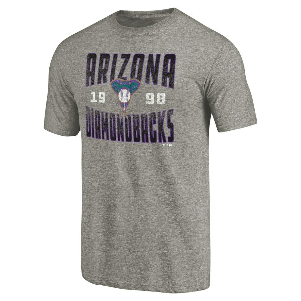 Arizona Diamondbacks Cooperstown Collection Antique Stack Tri-Blend T-Shirt - MLB