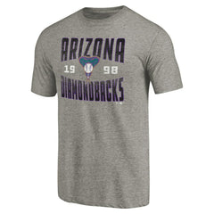 Arizona Diamondbacks Cooperstown Collection Antique Stack Tri-Blend T-Shirt - MLB