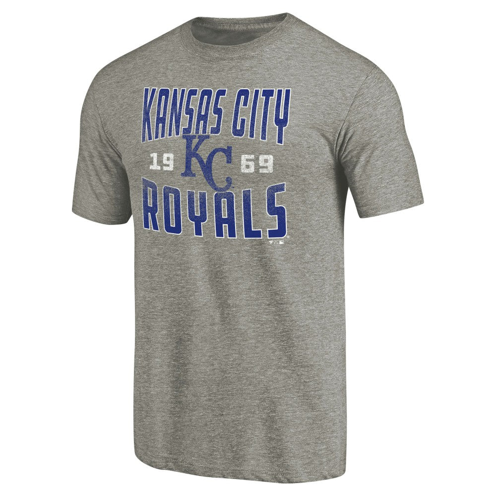 Kansas City Royals Cooperstown Collection Antique Stack Tri-Blend T-Shirt - MLB