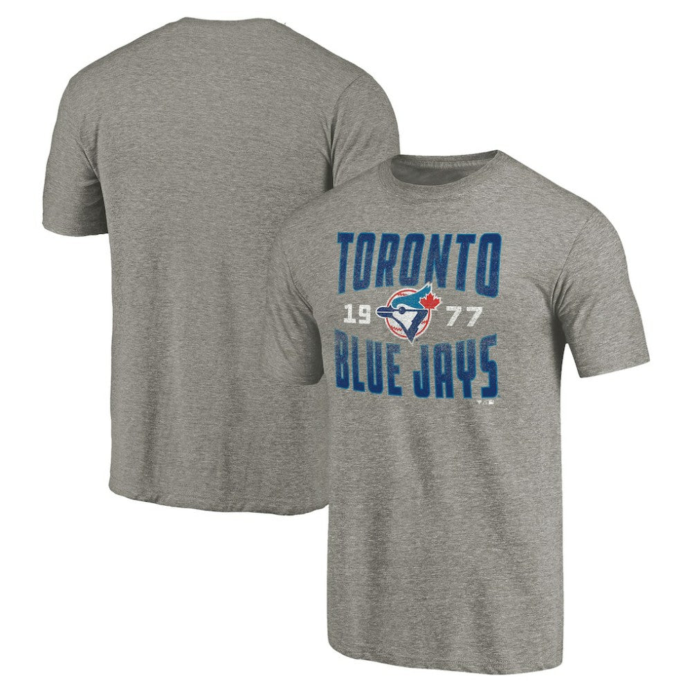 Toronto Blue Jays Cooperstown Collection Antique Stack Tri-Blend T-Shirt - MLB