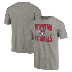 Washington Nationals Cooperstown Collection Antique Stack Tri-Blend T-Shirt - MLB