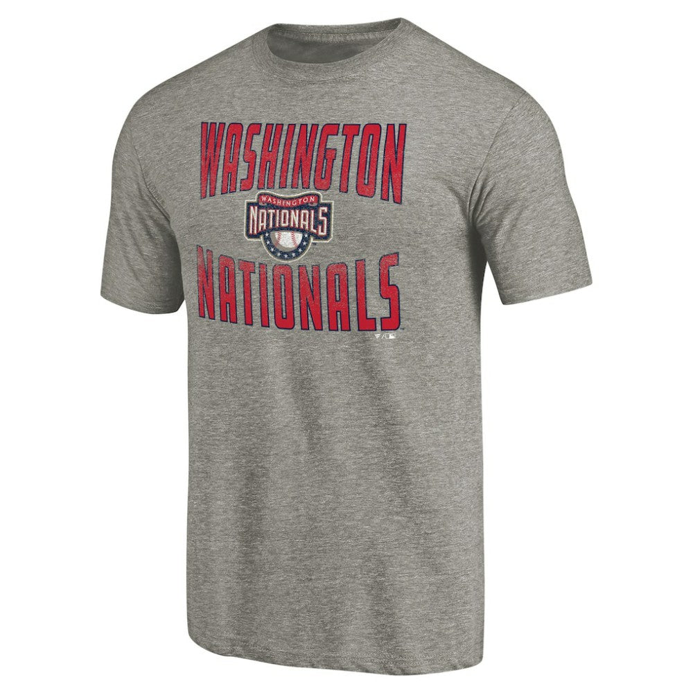 Washington Nationals Cooperstown Collection Antique Stack Tri-Blend T-Shirt - MLB