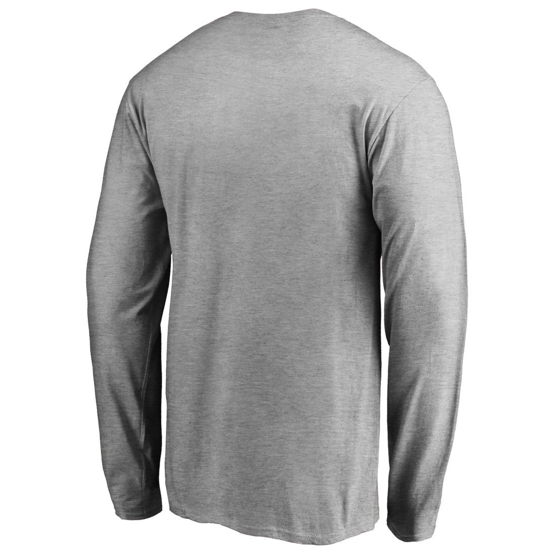Seattle Seahawks Iconic Collection On Side Stripe Long Sleeve T-Shirt Ash | NFL