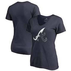 Atlanta Braves Women's X-Ray V-Neck T-Shirt - MLB
