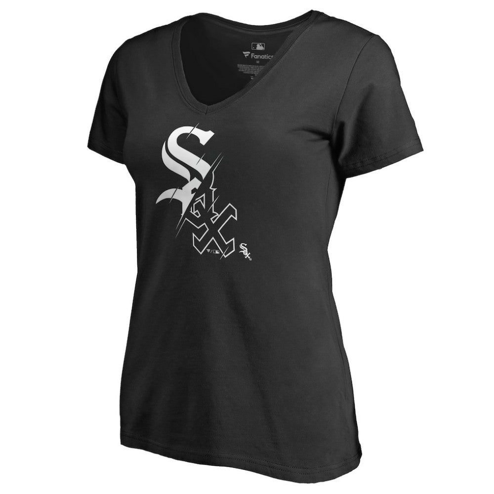 Chicago White Sox Women's X-Ray V-Neck T-Shirt - MLB