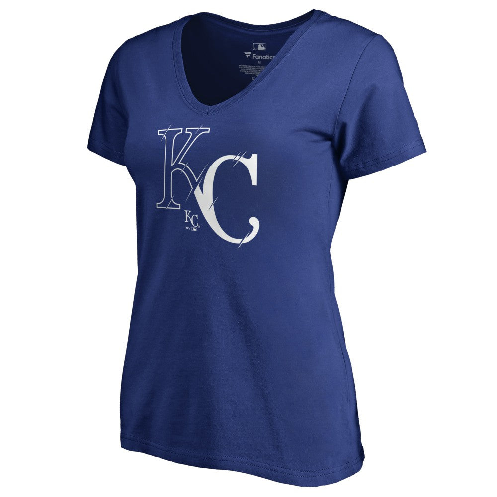 Kansas City Royals Women's X-Ray V-Neck T-Shirt - MLB