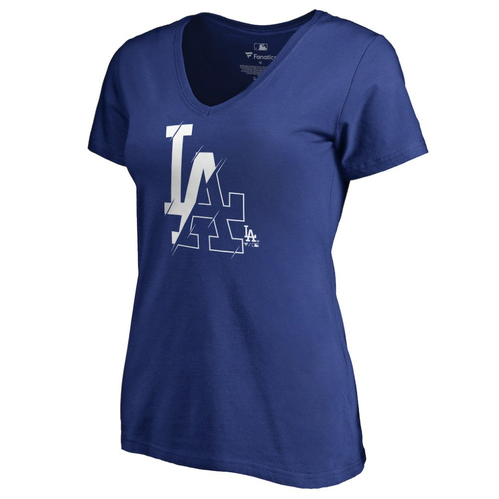 Los Angeles Dodgers Women's X-Ray V-Neck T-Shirt - MLB