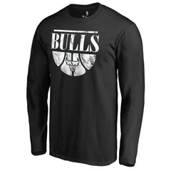 Chicago Bulls Buckets Long Sleeve T-Shirt Black - NBA