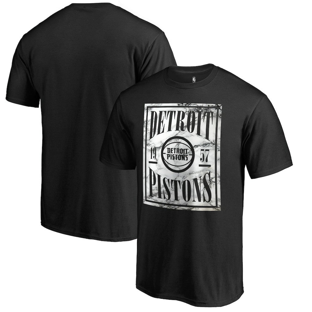 Detroit Pistons Black Court Vision T-Shirt - NBA