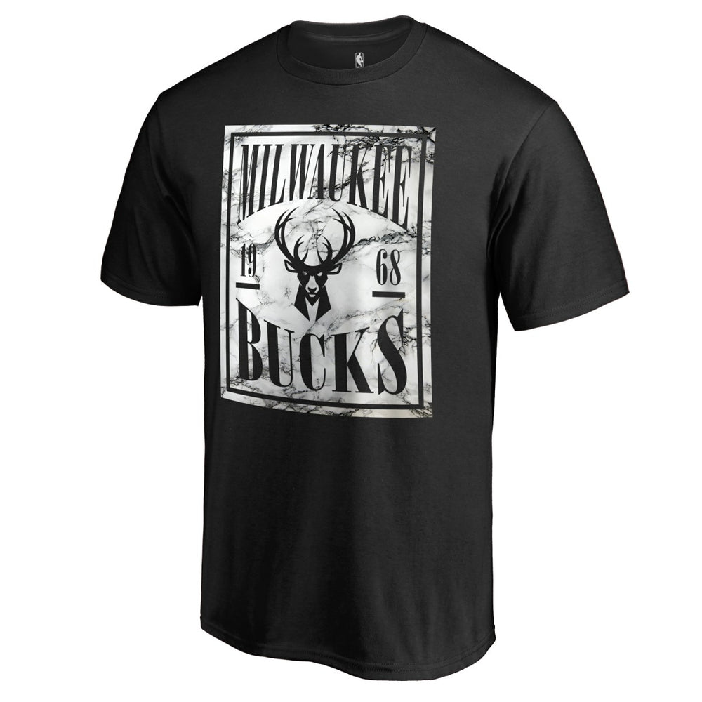 Milwaukee Bucks Black Court Vision T-Shirt - NBA