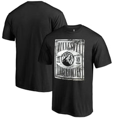 Minnesota Timberwolves Black Court Vision T-Shirt - NBA