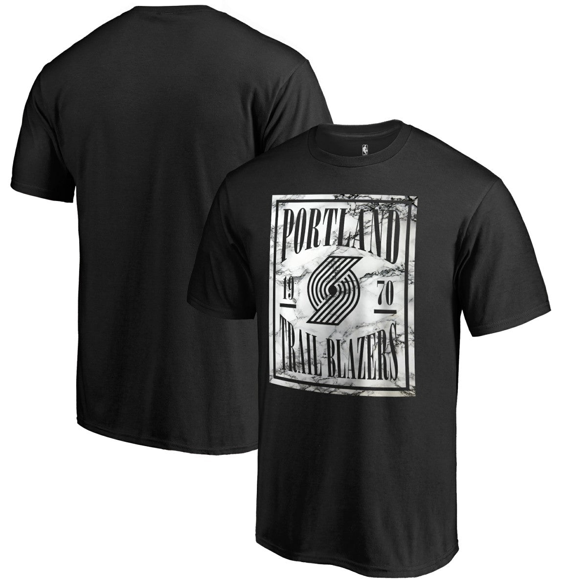 Portland Trail Blazers Black Court Vision T-Shirt - NBA
