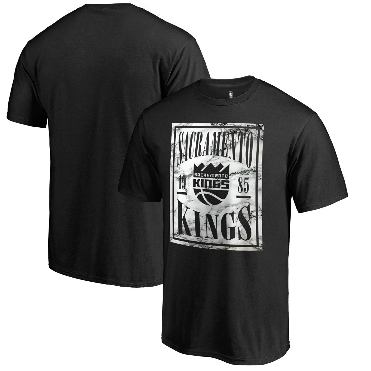 Sacramento Kings Black Court Vision T-Shirt - NBA