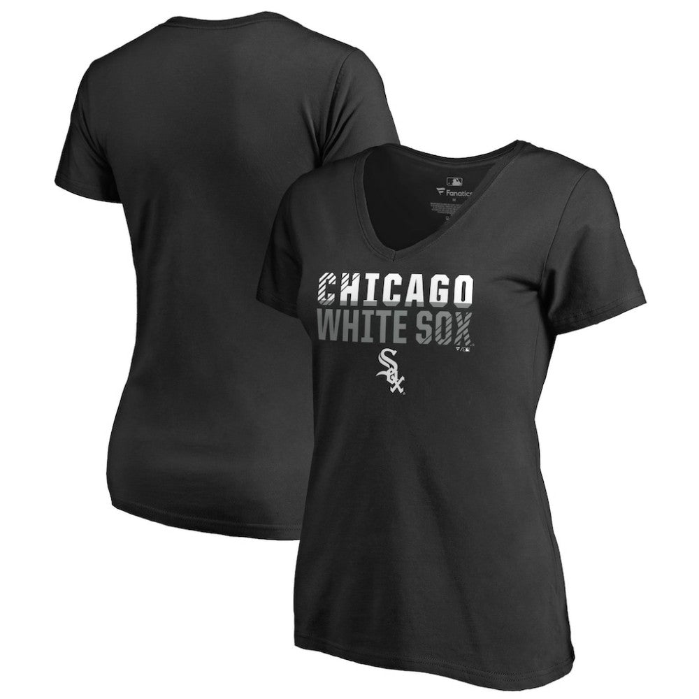 Chicago White Sox Women's Fade Out V-Neck T-Shirt - MLB