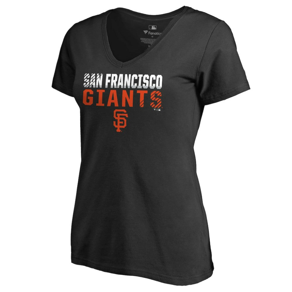 San Francisco Giants Women's Fade Out V-Neck T-Shirt - MLB