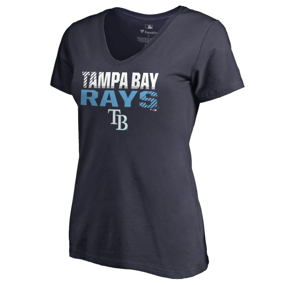 Tampa Bay Rays Women's Fade Out V-Neck T-Shirt - MLB
