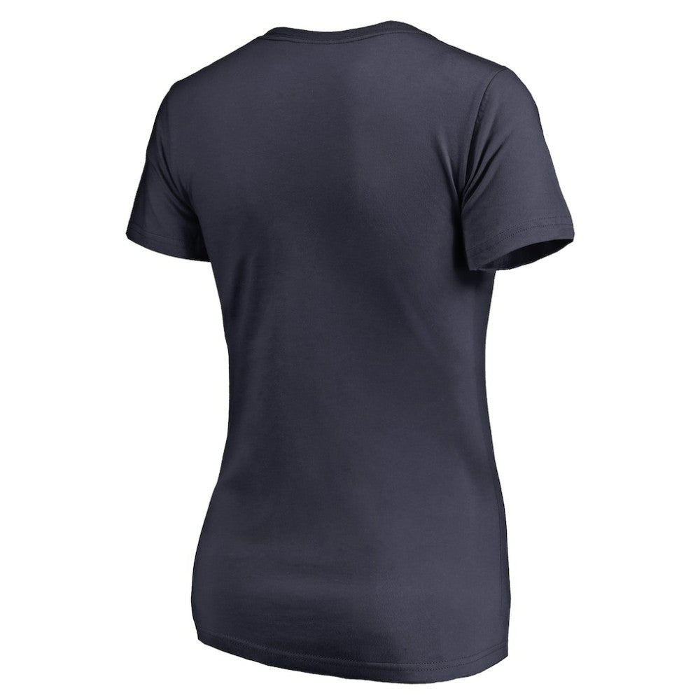Seattle Mariners Women's Onside Stripe V-Neck T-Shirt - MLB