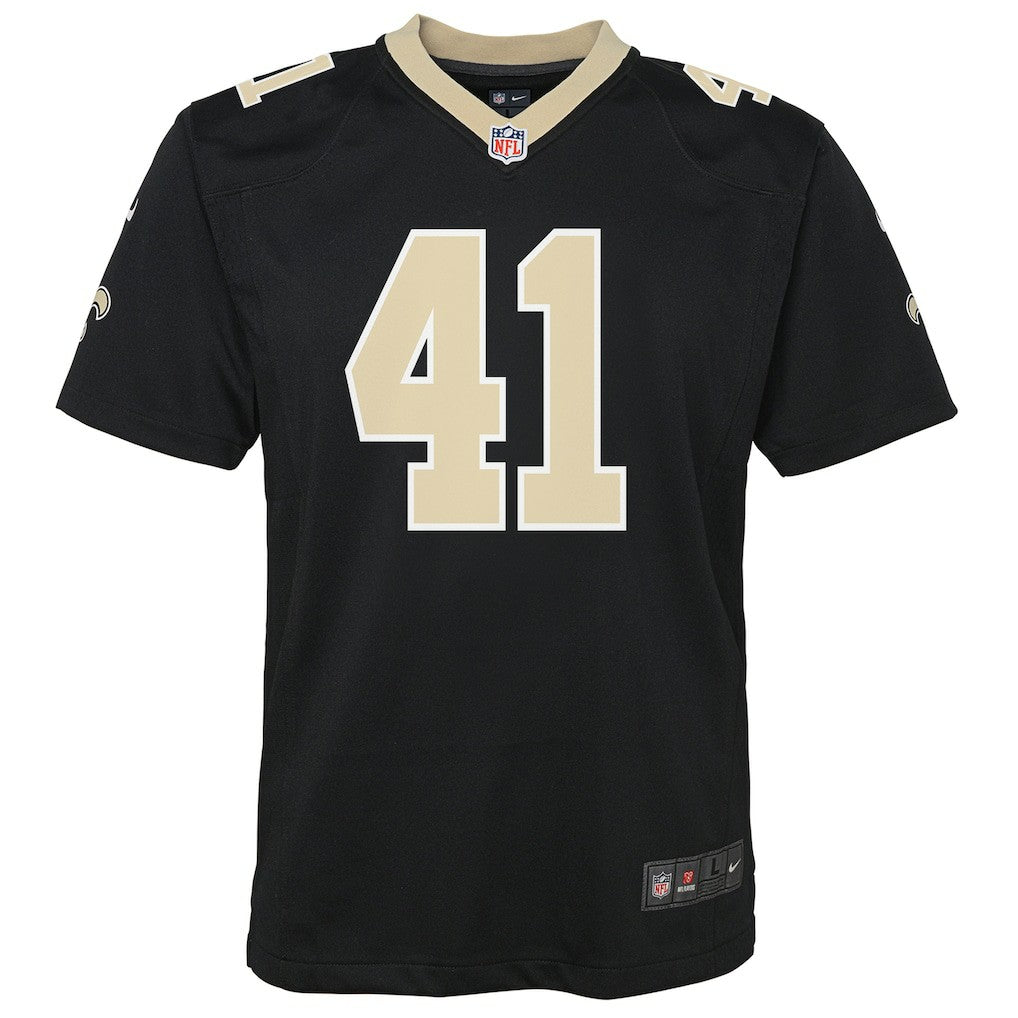 Alvin Kamara New Orleans Saints Youth Game Jersey Black | Nike for Sale