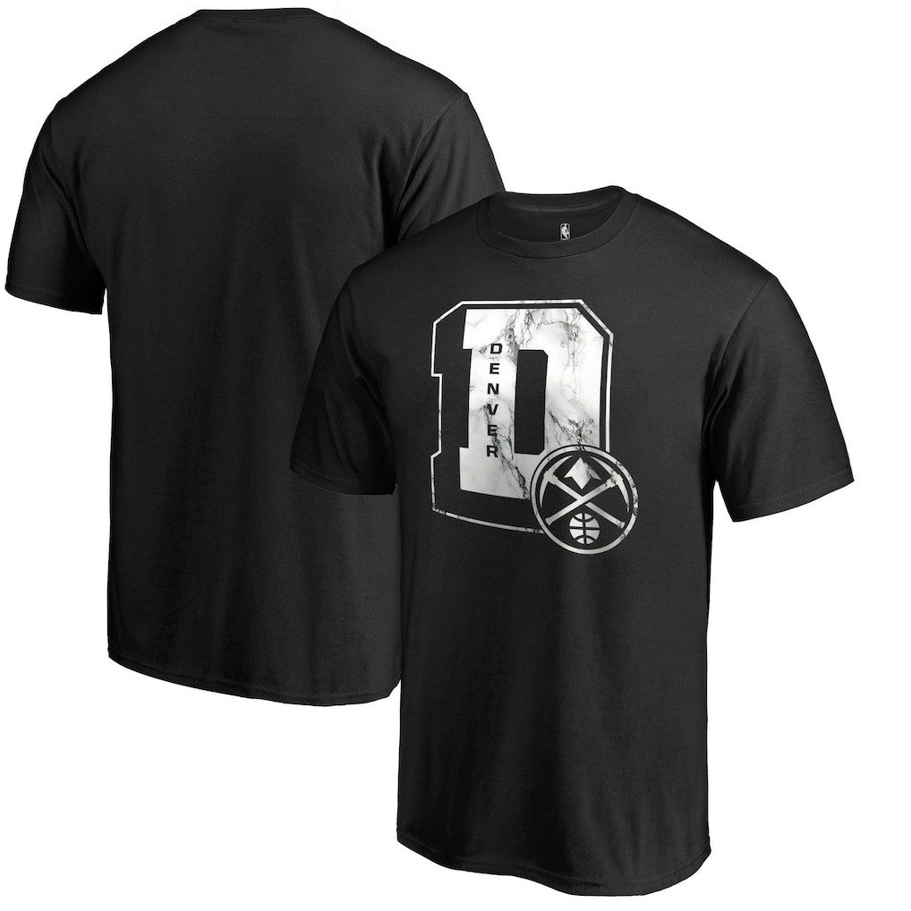 Denver Nuggets Letterman T-Shirt Black - NBA