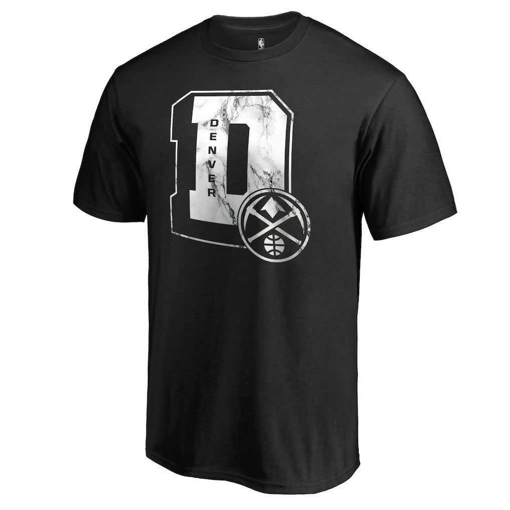 Denver Nuggets Letterman T-Shirt Black - NBA