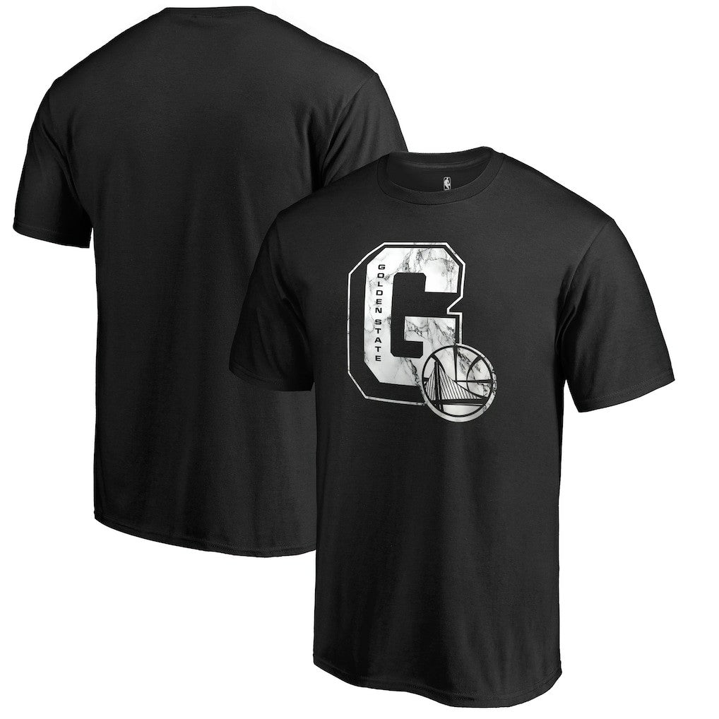 Golden State Warriors Letterman T-Shirt Black - NBA