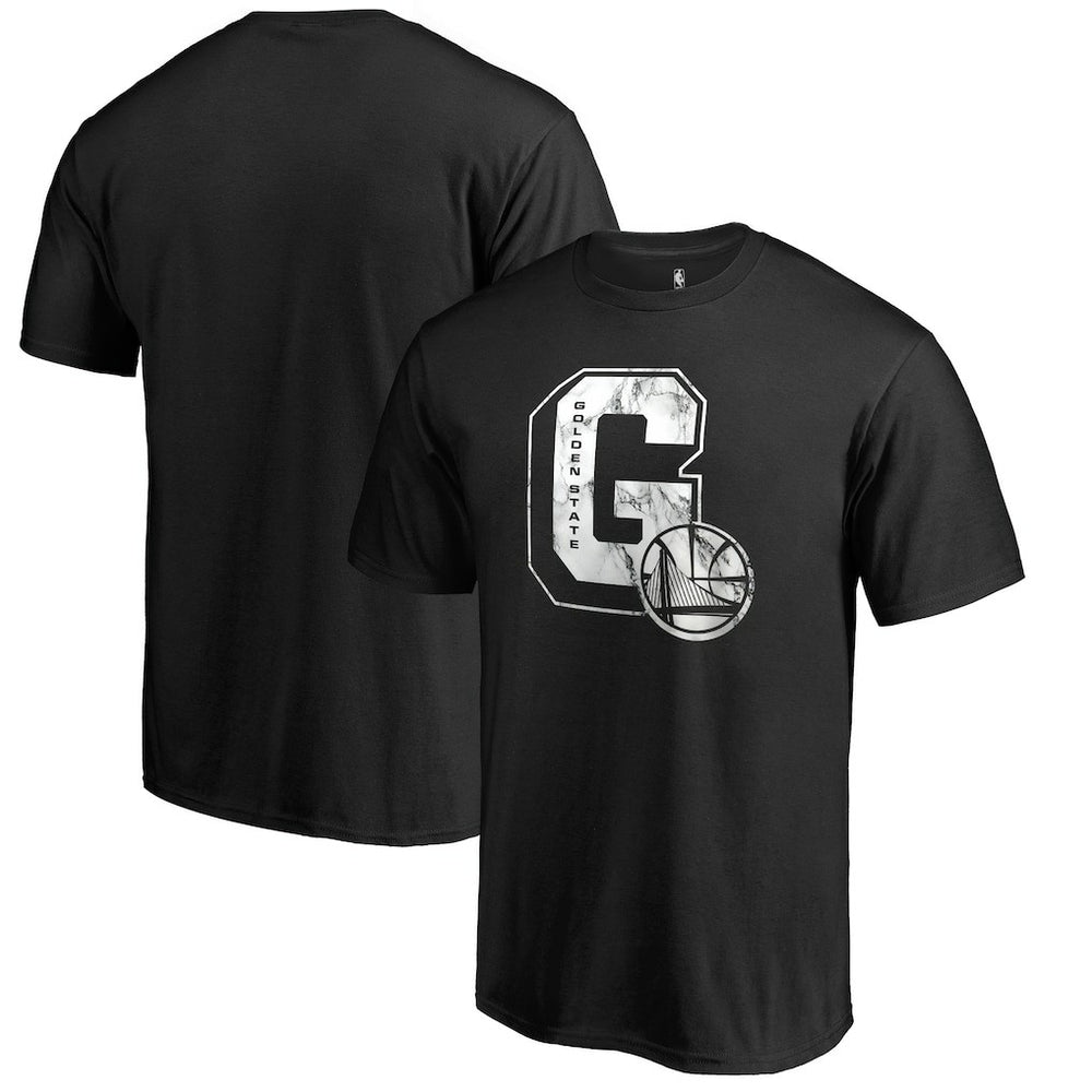 Golden State Warriors Letterman T-Shirt Black - NBA