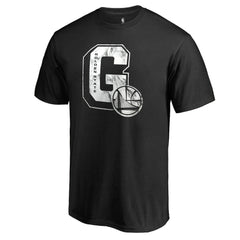Golden State Warriors Letterman T-Shirt Black - NBA