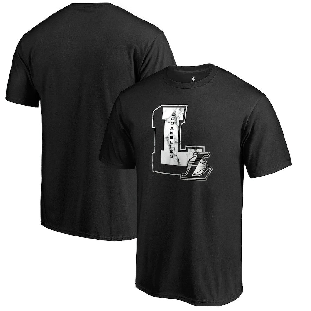 Los Angeles Lakers Letterman T-Shirt Black - NBA