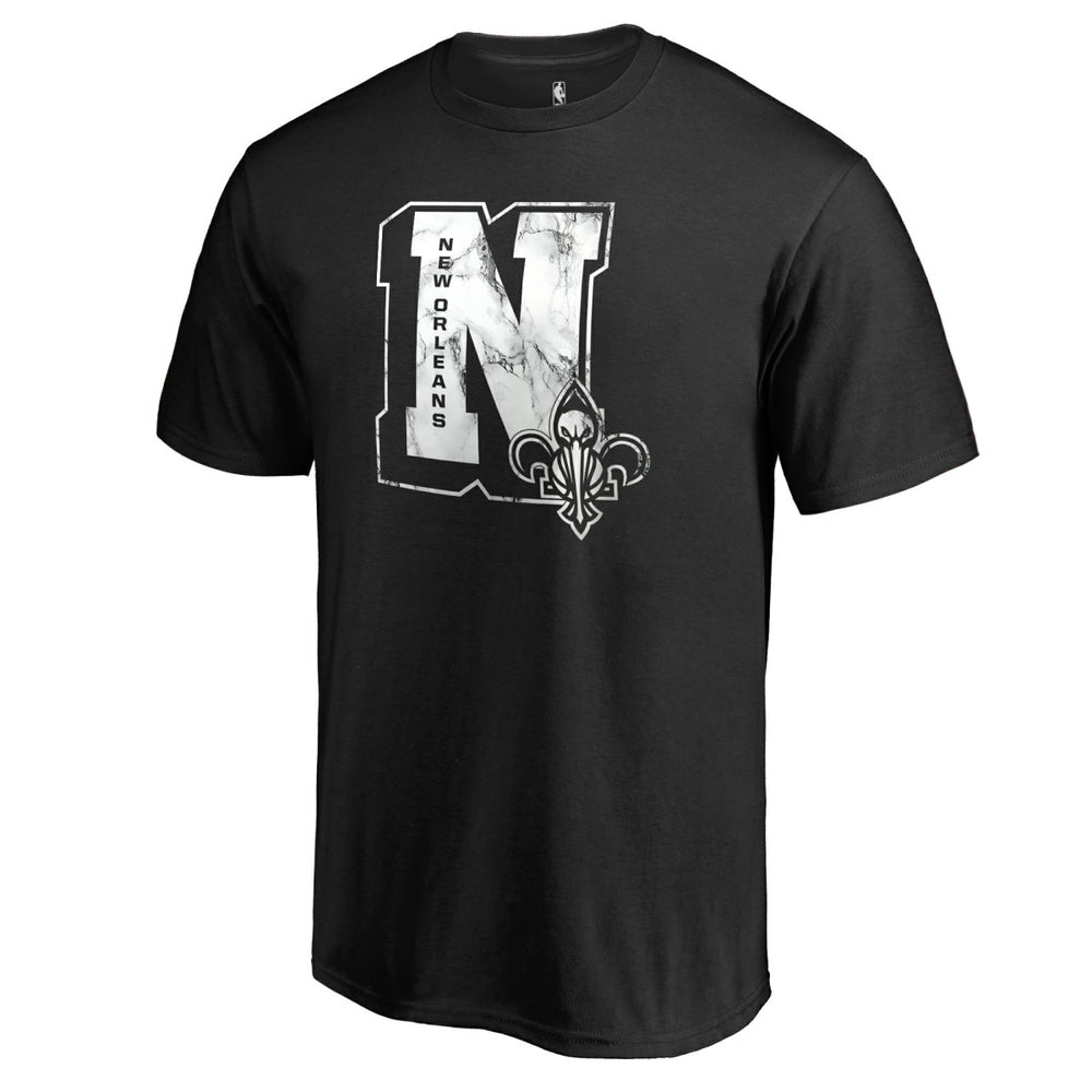 New Orleans Pelicans Letterman T-Shirt Black - NBA