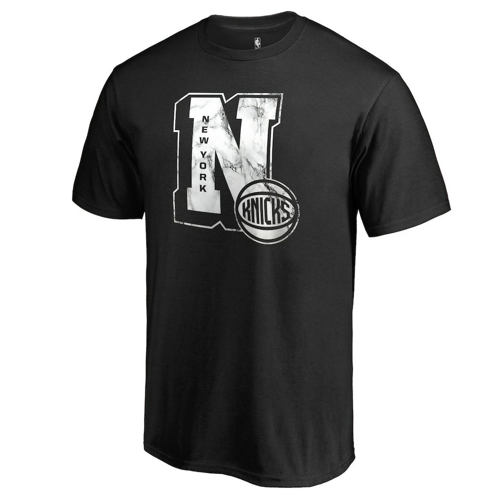 New York Knicks Letterman T-Shirt Black - NBA