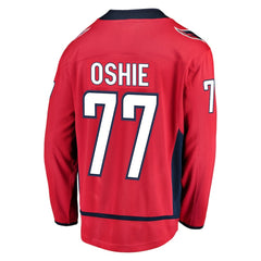 TJ Oshie Washington Capitals Fanatics Breakaway Jersey - Red - NHL