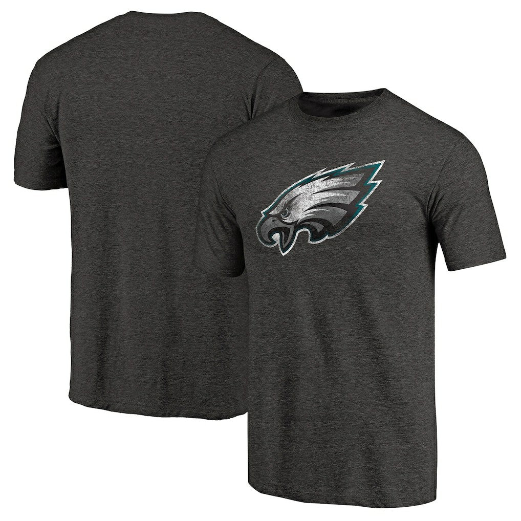 Philadelphia Eagles Team Secondary Tri-Blend T-Shirt Heathered Black | NFL