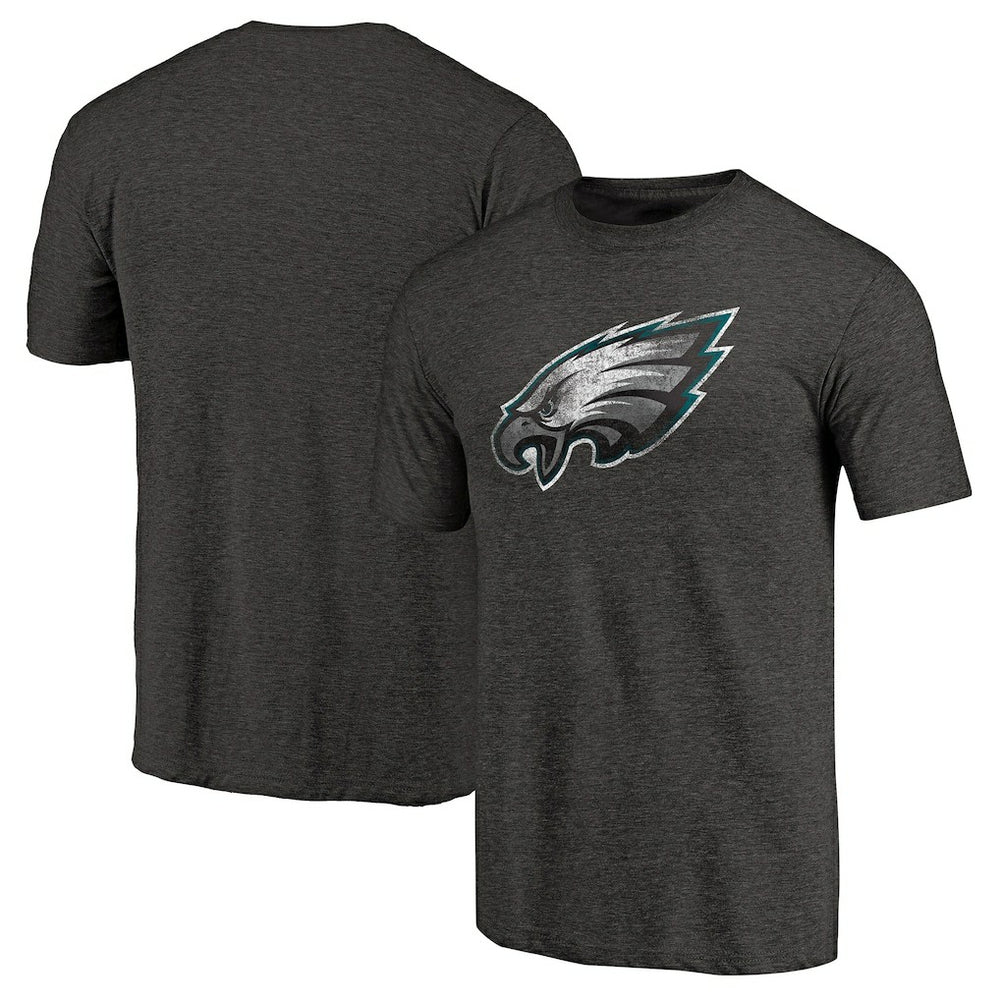 Philadelphia Eagles Team Secondary Tri-Blend T-Shirt Heathered Black | NFL