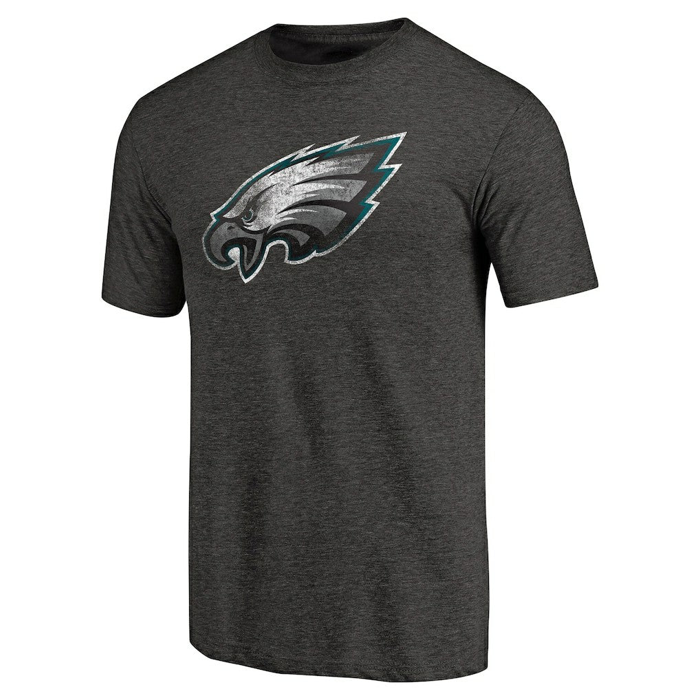 Philadelphia Eagles Team Secondary Tri-Blend T-Shirt Heathered Black | NFL